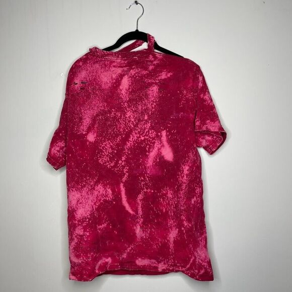 Washington Redskins NFL Team Apparel Womens Size Medium Red Distressed Shirt - Picture 4 of 4